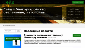 What Seid-nn.ru website looked like in 2018 (5 years ago)