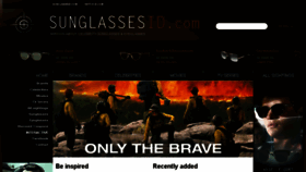 What Sunglassesid.com website looked like in 2018 (5 years ago)