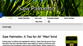What Sawpalmettotea.com website looked like in 2018 (6 years ago)