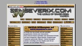 What Sanseverix.com website looked like in 2018 (6 years ago)