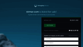 What Strmer.com website looked like in 2018 (5 years ago)