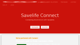What Savelife.pk website looked like in 2018 (5 years ago)