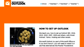 What Setup-outlook.com website looked like in 2018 (5 years ago)