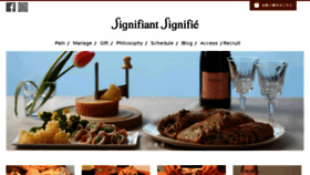 What Signifiantsignifie.com website looked like in 2018 (5 years ago)