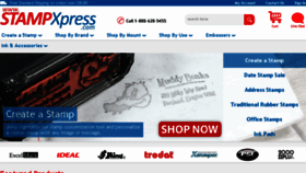What Stampxpress.com website looked like in 2018 (5 years ago)
