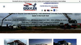 What Shaylerconcretepumping.co.uk website looked like in 2018 (5 years ago)