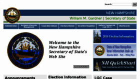 What Sos.nh.gov website looked like in 2018 (5 years ago)