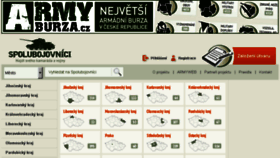 What Spolubojovnici.armyburza.cz website looked like in 2018 (6 years ago)