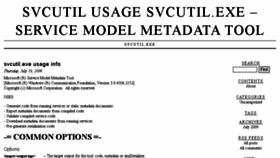 What Svcutil.com website looked like in 2018 (5 years ago)