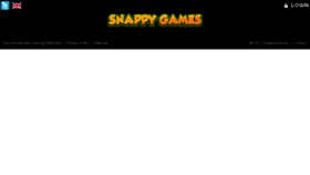 What Snappygames.com website looked like in 2018 (5 years ago)