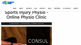 What Sports-injury-physio.com website looked like in 2018 (5 years ago)