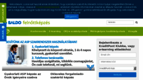 What Saldokurzus.hu website looked like in 2018 (5 years ago)