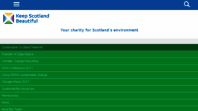 What Sustainable-scotland.net website looked like in 2018 (5 years ago)
