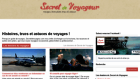 What Secretdevoyageur.com website looked like in 2018 (6 years ago)