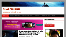 What Sharenhanh.com website looked like in 2018 (5 years ago)
