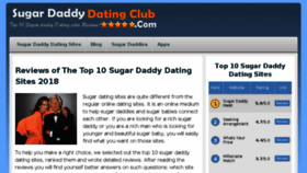What Sugardaddydatingclub.com website looked like in 2018 (5 years ago)