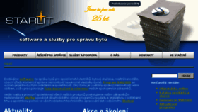 What Starlit.cz website looked like in 2018 (5 years ago)
