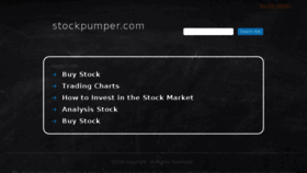 What Stockpumper.com website looked like in 2018 (5 years ago)