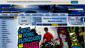 What Surfmix.pl website looked like in 2018 (5 years ago)