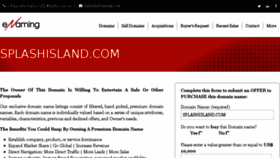 What Splashisland.com website looked like in 2018 (5 years ago)