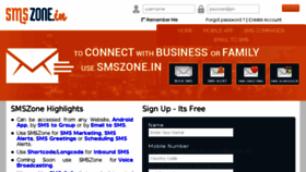 What Smszone.in website looked like in 2018 (5 years ago)