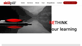 What Skillpill.com website looked like in 2018 (5 years ago)
