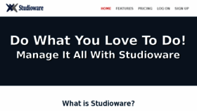 What Studioware2.com website looked like in 2018 (5 years ago)