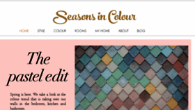 What Seasonsincolour.com website looked like in 2018 (5 years ago)