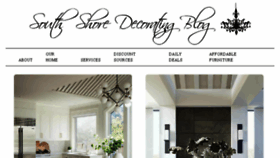 What Southshoredecoratingblog.com website looked like in 2018 (6 years ago)