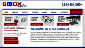 What Shoxsurgical.com website looked like in 2018 (5 years ago)