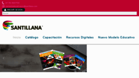 What Santillanacontigo.com.mx website looked like in 2018 (5 years ago)