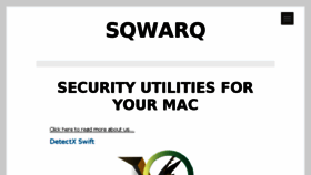 What Sqwarq.com website looked like in 2018 (5 years ago)