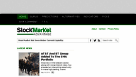 What Stockmarketadvantage.com website looked like in 2018 (5 years ago)