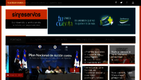 What Sinreservas.com.do website looked like in 2018 (6 years ago)