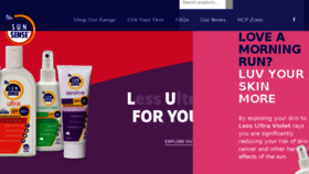 What Sunsense.co.uk website looked like in 2018 (7 years ago)