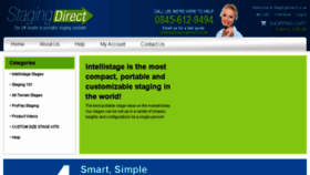 What Stagingdirect.co.uk website looked like in 2018 (5 years ago)
