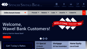 What Spencersavingsonline.com website looked like in 2018 (6 years ago)