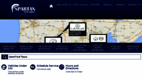 What Spartanmotormall.com website looked like in 2018 (5 years ago)