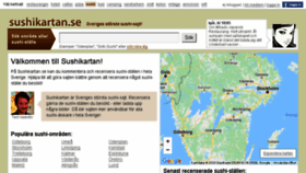 What Sushikartan.se website looked like in 2018 (5 years ago)