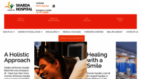 What Shardahospital.org website looked like in 2018 (5 years ago)