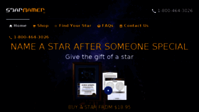 What Starnamer.com website looked like in 2018 (5 years ago)