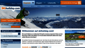 What Skiholiday.com website looked like in 2018 (6 years ago)