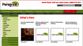 What Shop.peregrine-livefoods.co.uk website looked like in 2018 (5 years ago)