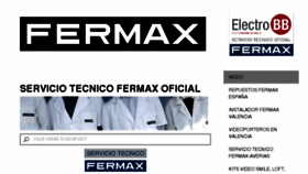 What Serviciotecnicofermax.com website looked like in 2018 (5 years ago)