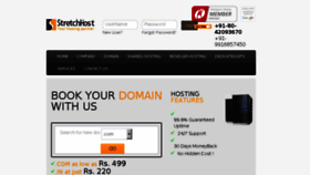 What Stretchhost.com website looked like in 2018 (5 years ago)