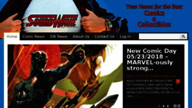 What Soundwavecomics.com website looked like in 2018 (5 years ago)