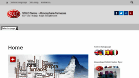 What Soloswiss.com website looked like in 2018 (7 years ago)