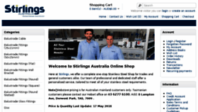 What Stirlingsshop.com website looked like in 2018 (5 years ago)