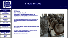 What Studiobisque.co.uk website looked like in 2018 (5 years ago)