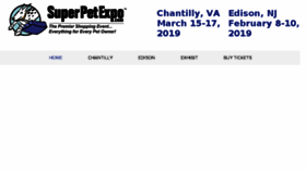 What Superpetexpo.com website looked like in 2018 (5 years ago)